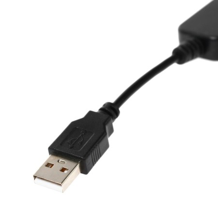 Cable adapter with USB for cigarette lighter, from 5V to 12V-2