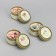 A set of aromatic candles "Aromatic Candle Deluxe", English pear and freesia, 3 pcs