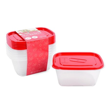 Set of plastic containers Oursson, volume of 1.1 l, 5 pcs-1