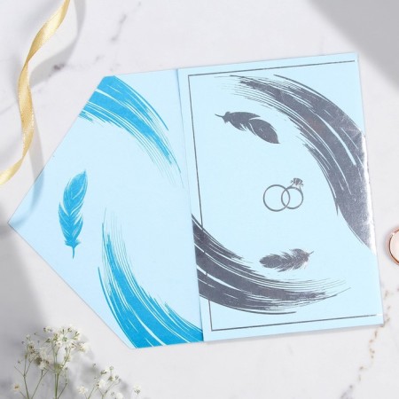 Wedding invitation: with an envelope "Tenderness", 10 x 15 cm-11