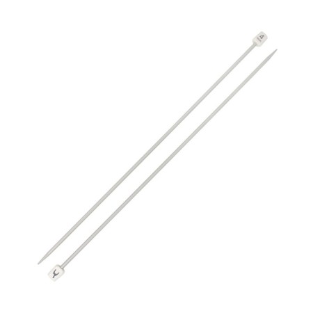 Knitting needles straight, aluminum, 4.00 mm/35cm, 2 pcs-1