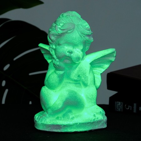 The luminous figure "Elfin" 12x15x19cm sits white