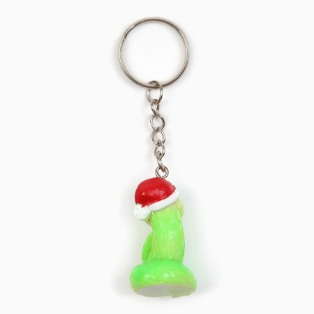 New Year's keychain for keys, voluminous "New Year: Snake" 2.3 x 8.5 cm-5