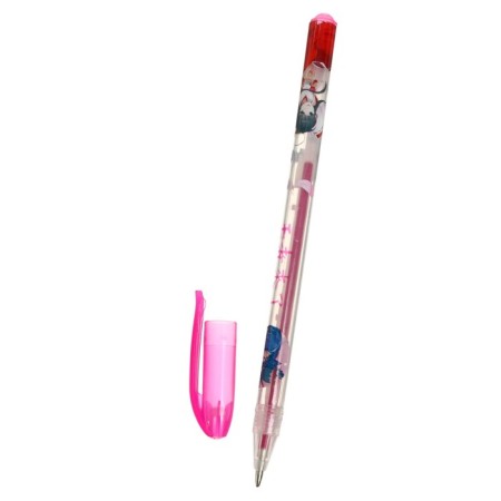 A set of gel pens, 18 colors, metallic, a body with a pattern, in a blister on a button-2