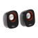 Computer speakers 2.0 Dialog Colibri AC-06UP, 2x6 W, Jack 3.5 mm, USB, black