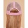 Children's cap, size 51-52, pink color
