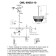 Suspended chandelier Oliveri E14 400W