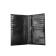 Male wallet, genuine leather, 103x175x15 cm, black