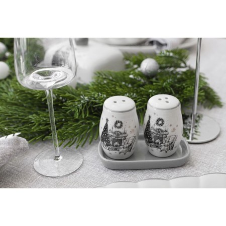 Set for spices of the Housing Dolyan, 3 subjects: Solonka 130 ml, pipe 130 ml, stand-6