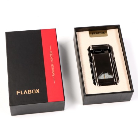 Gas lighter, piezo, black-4