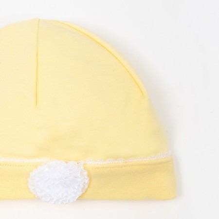Hat children's color yellow, height 74 cm-1