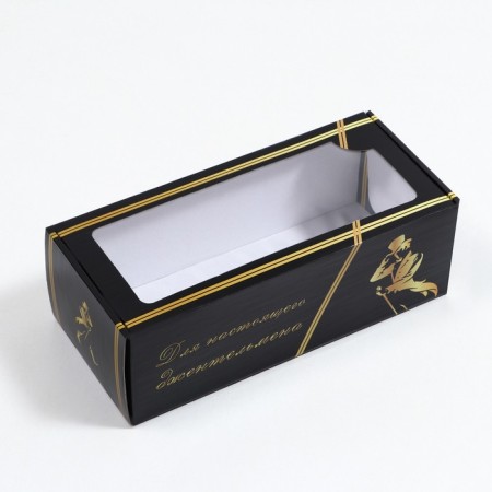 Self -charged box, with a window, "best man", 16 x 35 x 12 cm-2