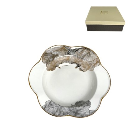 A set of deep plates Lenardi Millennium, D = 21.5 cm, 6 pcs