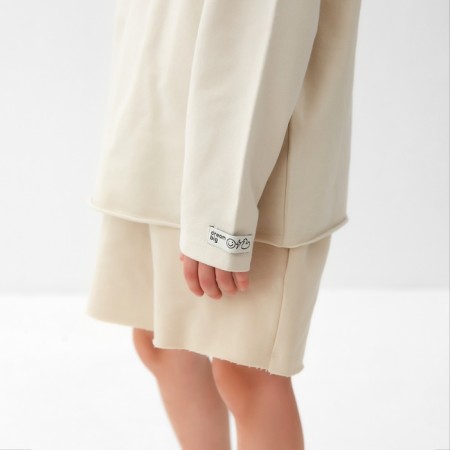 Children's T -shirt with Dl. Rrukawa KAFTAN, p. 36 (134-140 cm), beige