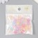 Beads for creativity plastic "heart broken glass" set 20 g 0.6x1x1 cm