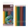 Pencils of 12 colors "Forest landscape", PVC