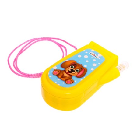 Musical phone "Pets", Russian voice acting, lighting effects, works from batteries, mix-4
