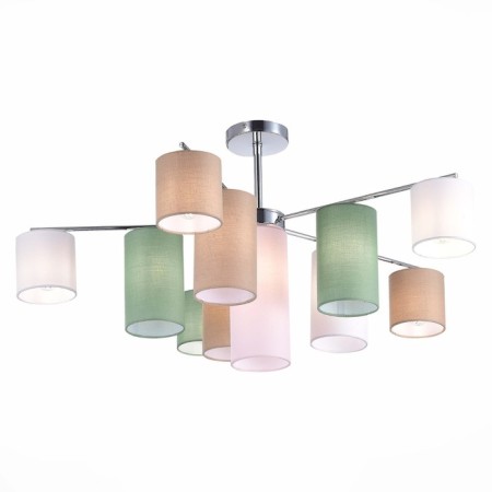 Ceiling EVOLUCE lamp. Sle300602-11. Essenza. 11x40 watts, E14, 91x91x46 cm, chromium color