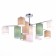 Ceiling EVOLUCE lamp. Sle300602-11. Essenza. 11x40 watts, E14, 91x91x46 cm, chromium color