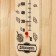 The thermometer for the bath "Bann Venik", wooden, 17.5 x 4 cm, benpar