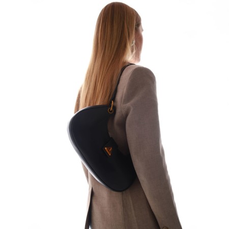 Bag Women's Baget on the Textura zipper, average size, black color-6