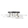 Rioly chandelier LED 96W gold 60x60x6 cm Bayerlux