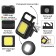 Camping battery flashlight, with an opener, 3 modes, 3 watts, 500 mAh, Cob, 6.2 x 4.6 x 2 cm 909