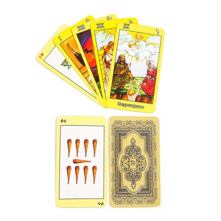 Gift Tarot "Classic", Gadal cards, 78 liters, with instructions, white-1