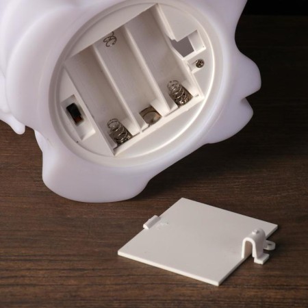 Lamp nightlight LED 0.5W White battery 3xaa-3