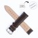 Solomon watch strap 20 mm, genuine leather, l = 20 cm, brown