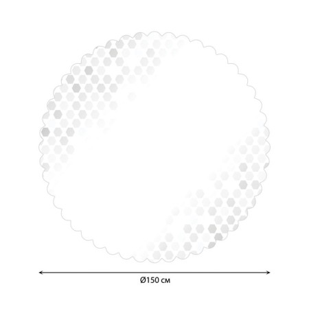 The tablecloth "dazzling strip", round, Saten, d = 150 cm-1