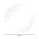 The tablecloth "dazzling strip", round, Saten, d = 150 cm