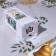LED figure "White Lantern with cats" 5 × 12 × 5 cm, plastic, batteries AG13x3, glow warm white