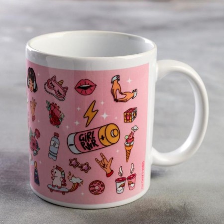 Girl Pwr Sublimation Mug 320 ml-2