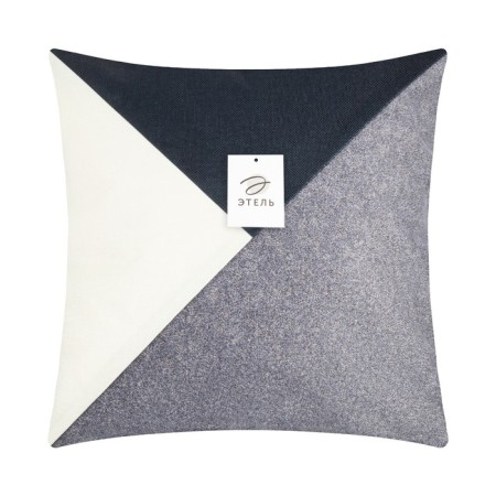 Pillowcase decorative Ethel geometry color gray/black 45 x 45 cm, 100% p/e-5