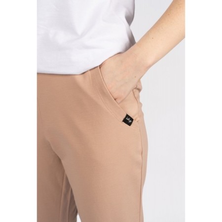Female trousers, size 50, cappuccino color-6