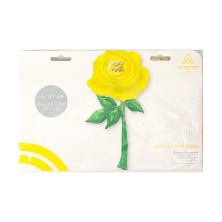 Foil ball 54 "Yellow rose"-1
