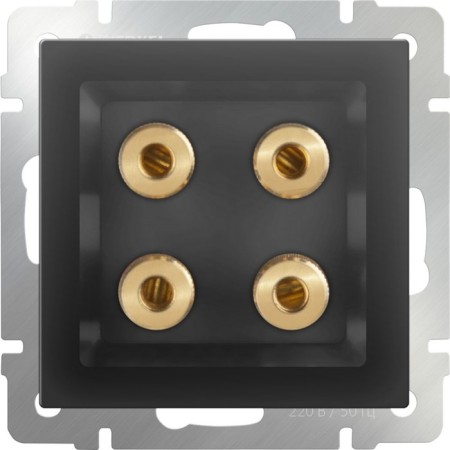 Acoustic socket WL08-AUDIOX4, black color