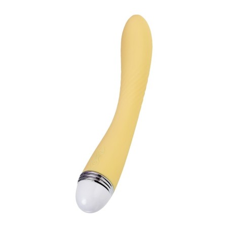 Vibrator Flovetta by Toyfa Calla, silicone, yellow, 22 cm-9