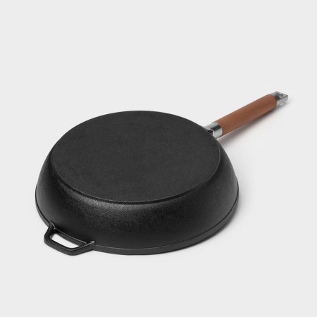 Cast iron pan Wild Kitchen, D = 28 cm, removable handle-3