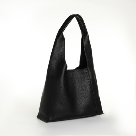 Bag Women's bag 2 in 1, on the button, cosmetic bag, black color-2