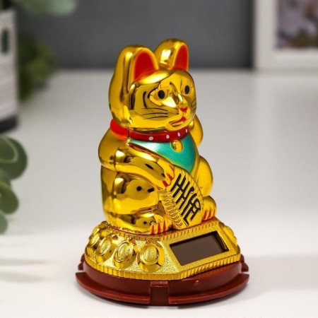 The pendulum from the solar battery "Mani-Neko Gold" 9.5x6.5x6.5 cm-2