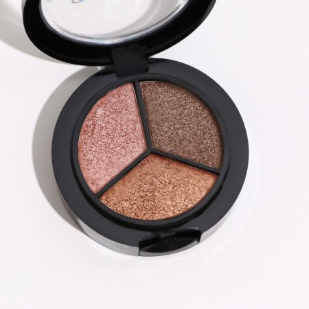 Palette of shadows for the eyelids, 3 colors-3