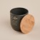 Sugar Bank SL Home, 12 × 12 cm, gray color, with a bamboo lid