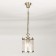 Suspended lamp Citilux "Versailles" CL408113, 19X19X40 cm, 1x75W, E27, brown color
