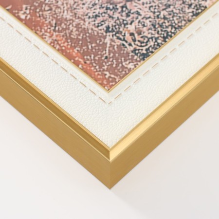 Photo frame Plastic A4 "Aristia" gold frame 3.3x29.5x38 cm-2