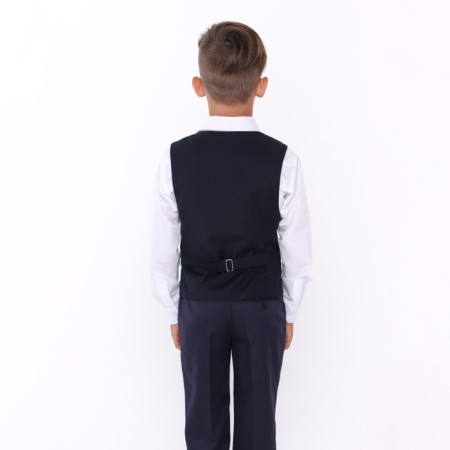 School vest for a boy, dark blue, height 152 (38/m)-3