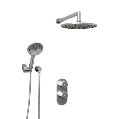 The shower system wasserkraft a16030 Thermo, built -in, thermostat, tropical shower, chrome