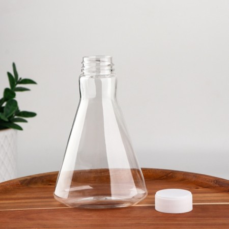 Storage bottle, 200 ml, transparent/white color-3