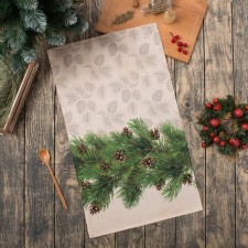 Ethel towel fir branches 40x67 cm, 100% HL, sarzha 190 g/m2
